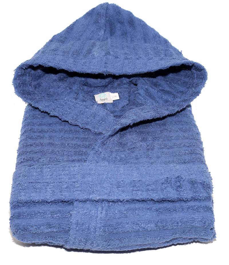 Accappatoio in Spugna 100% Cotone Sally Horizon Avio Taglia S/M