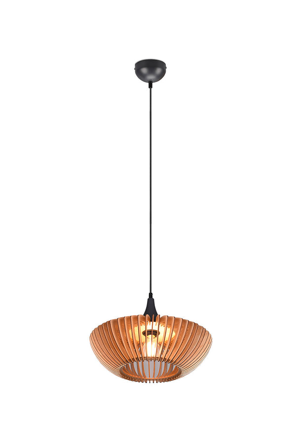 sconto Lampada a Sospensione da Interno Attacco E27 in Metallo Antracite