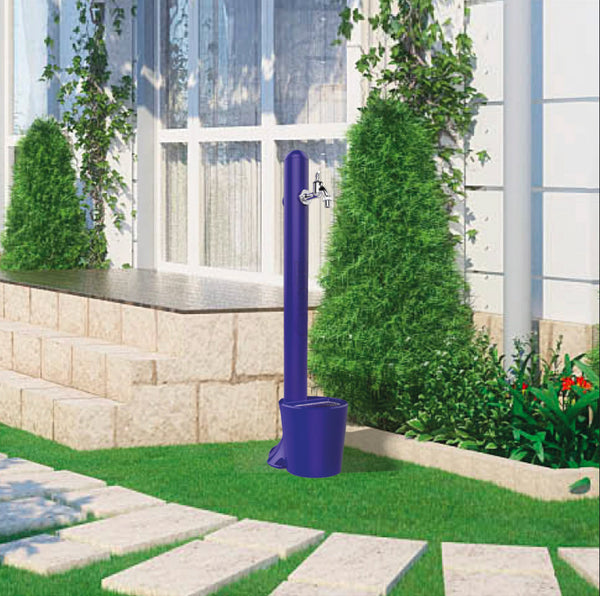 sconto Fontana da Esterno con Rubinetto e Cestello Arkema H2O Dove Grey