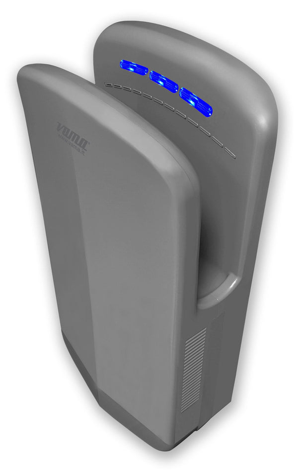 Sèche-mains Vama X Dry Compact SF ABS gris avec cellule photoélectrique 1450W sconto