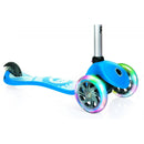 Monopattino a 3 Ruote a LED 3 Altezze Max 50Kg Globber PRIMO Fantasy Lights Up Happy Blu