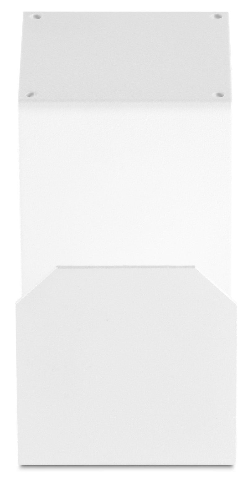 Portatubo Quadrato per Fontane da Giardino in Ferro Antiruggine Belfer 42/PGQ Bianco