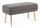 Banc de Rangement Pavlina en Tissu Effet Velours Gris