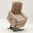 Poltrona Alzapersona Elettrica 1 Motore 80x86x107 cm in Tessuto Beige