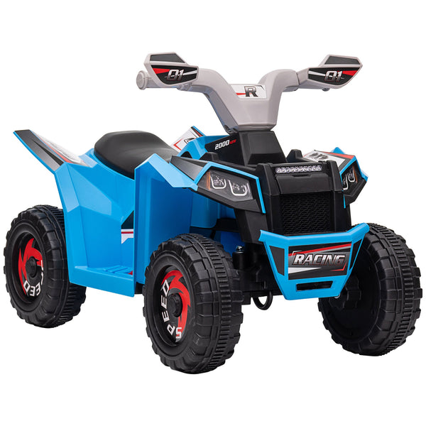 online Mini Quad Électrique pour Enfants 6V Bleu Gris et Noir