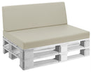 Cuscini per Pallet 120x80 cm Seduta e Schienale in Similpelle Mariotti Reforma Beige