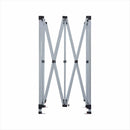 Gazebo da Giardino Pieghevole 3x4,5m in Alluminio e Tessuto Bianco