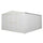 Jardinière en tôle d'acier porte-outils 360x430x210 cm Enaudi Blanc