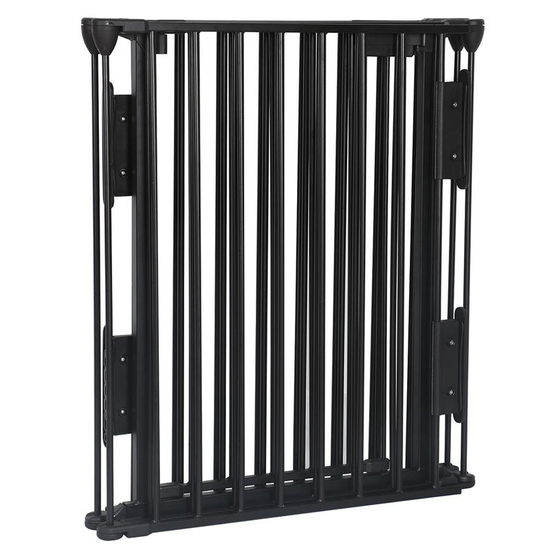 Cancello Cancelletto Protezione Camino Cani e Bambini Recinto Divisorio 3mt Nero