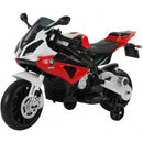 Moto Elettrica per Bambini 12V con Licenza BMW S1000RR Rossa