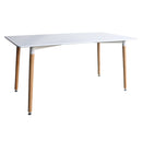 Tavolo da Cucina 160x80x74 cm in legno Bianco