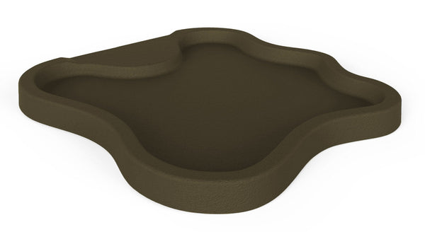 Receveur de douche extérieur de jardin en polyéthylène HD Arkema Lake Tourterelle Gris acquista