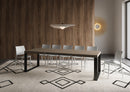 Tavolo Allungabile 160-420x90x77 cm Tecno Tortora Telaio Antracite 
