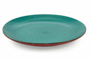 Set 6 Piatti Piani Ø27x3,5 cm in Gres Villa d'Este Home Tivoli Baita 2 Azzurri