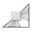 Box Doccia Rettangolare 2 Ante Scorrevoli In Cristallo H185 Fosterberg Vejle