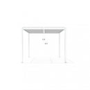 Pergola Bioclimatica 3x4 m in Alluminio Bianco