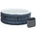 Spa extérieur chauffé gonflable Ø180x68 cm 930 Litres Bleu Foncé
