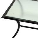 Set Tavolo + 6 Sedie in Metallo Taranto Antracite