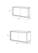 Mobile Bagno Sospeso 90cm TFT Giava Wengè