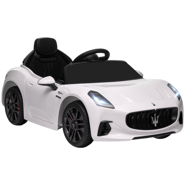 Macchina Elettrica per Bambini con Licenza Maserati Gran Turismo Folgore 12V Bianco sconto