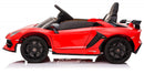 Macchina Elettrica per Bambini 12V con Licenza Lamborghini Aventador Rossa