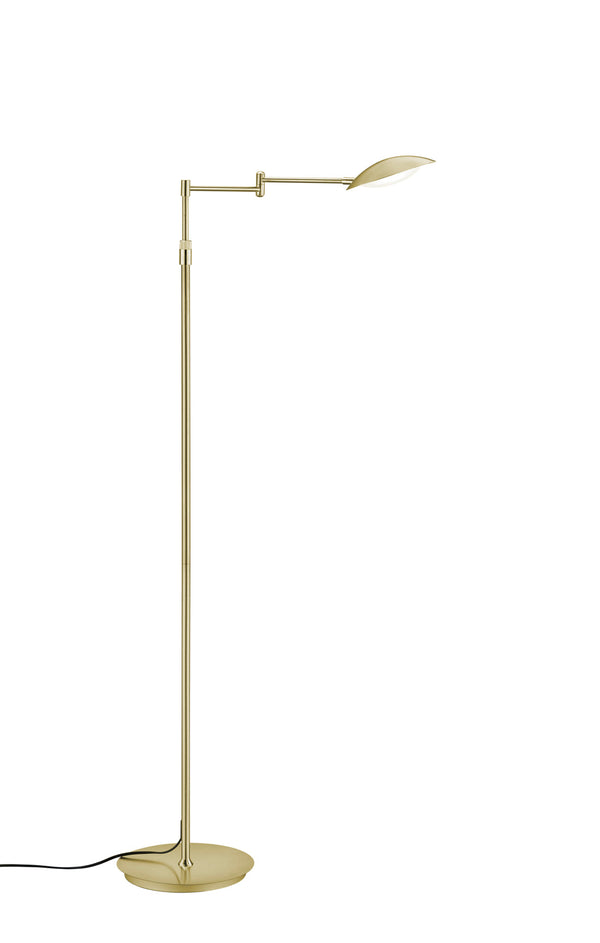 Lampadaire LED d'intérieur en Métal Laiton Satiné prezzo