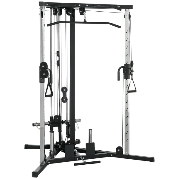 Stazione Fitness per Allenamento Totale 170x139x200 cm Power Tower in Acciaio Nero prezzo