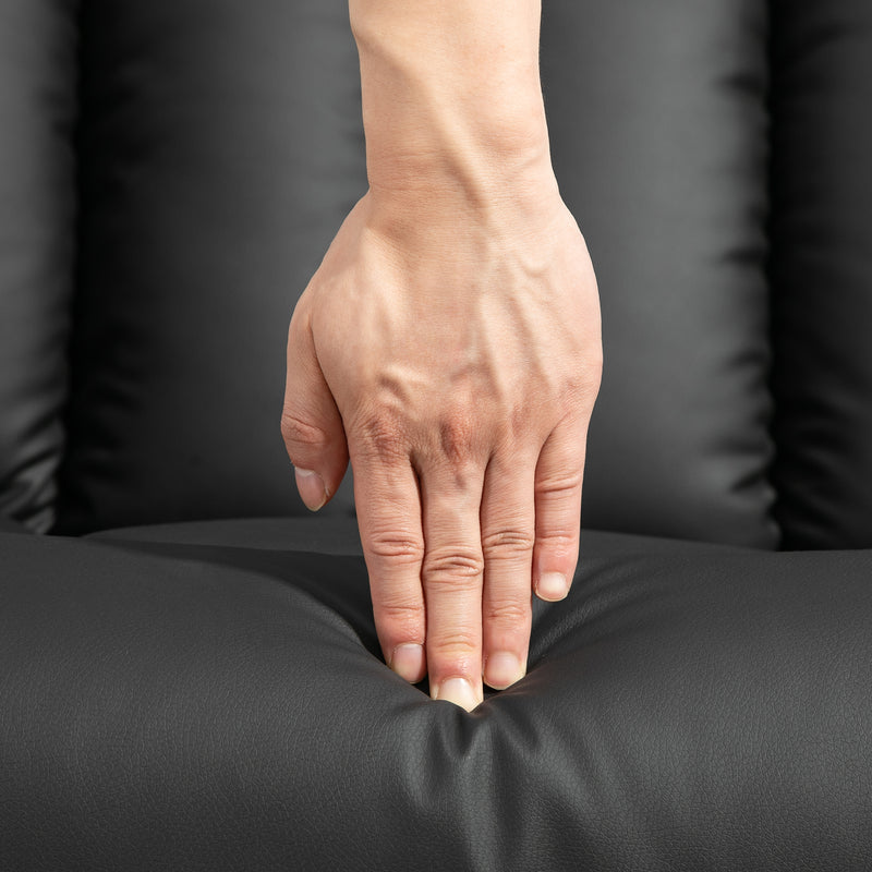 Poltrona Relax Reclinabile Alzapersone Elettrica con Telecomando Nero   