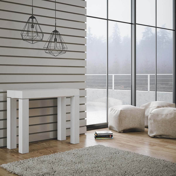 Console Extensible en Itamoby Magic Wood Couleur Blanc Frêne Classique Différentes Tailles prezzo
