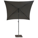 Ombrellone da Giardino 200x200 cm Palo Ø27 mm in Acciaio Maffei Kronos Tortora