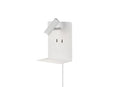 Applique da Interno a LED in Metallo Bianco Opaco