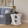 Tavolino da salotto 45x45x55 cm Cyclo bianco