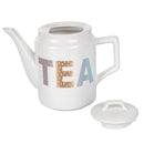 Teiera 22,5x11x17,5 cm 1,10 Litri in Gres VdE Tivoli 1996 Luxury