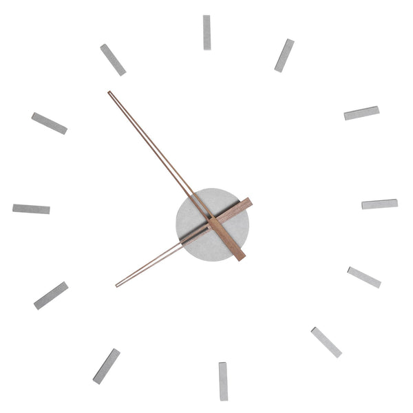 Horloge murale moderne grise sconto