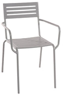 Sedia da Giardino in Ferro Vorghini Norcia Cenere