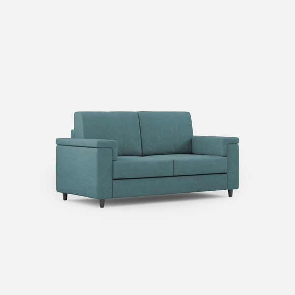 online Divano 2 Posti 168x85x85 cm Marrak in Tessuto Petrolio