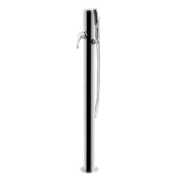 Mitigeur de douche de jardin et bras de douche ATI Docce Flex-M en acier inoxydable anodisé acquista