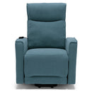 Poltrona Alzapersona Elettrica 2 motori 74x80x105 cm in Tessuto  Londra Petrolio