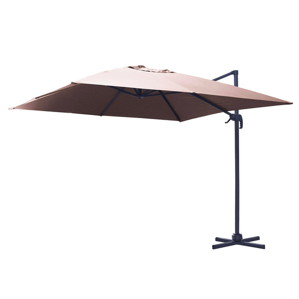 acquista Parasol de jardin décentralisé 4x4m en aluminium sable Montana