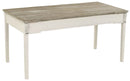 Tavolo Rettangolare con Cassetto in Legno MDF Provenza