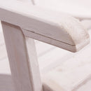 Sedia a Dondolo 58x99xH104 cm in Abete Bianco