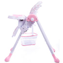 Seggiolone per Bambini 6 Altezze Trupia Yayo Rosa