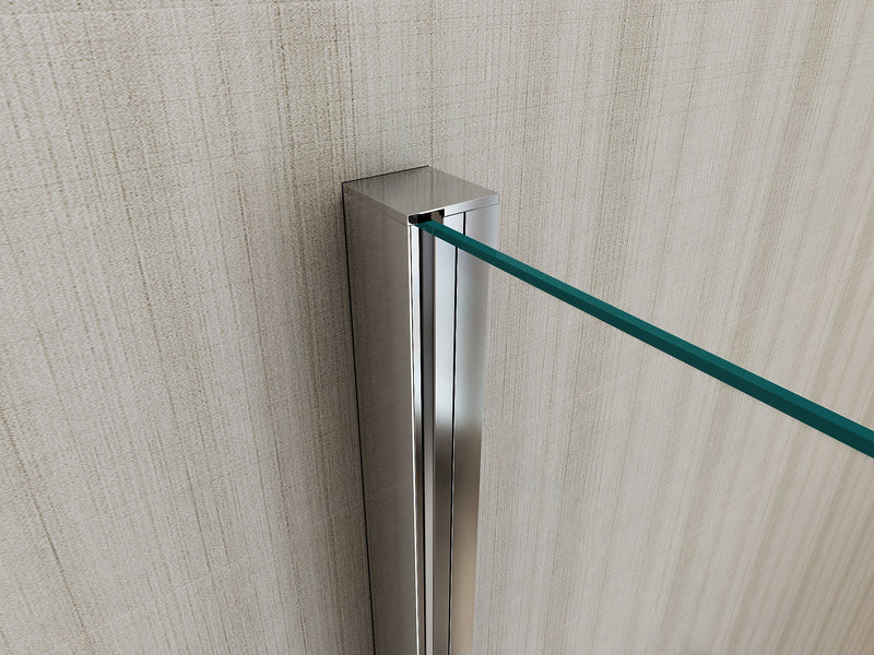 Box Doccia Angolare 1 Anta Battente in Cristallo Trasparente 6mm H190 Best Varie Misure