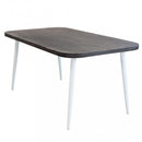 Tavolo Granada 160x90x74,5 h cm in Alluminio Grigio
