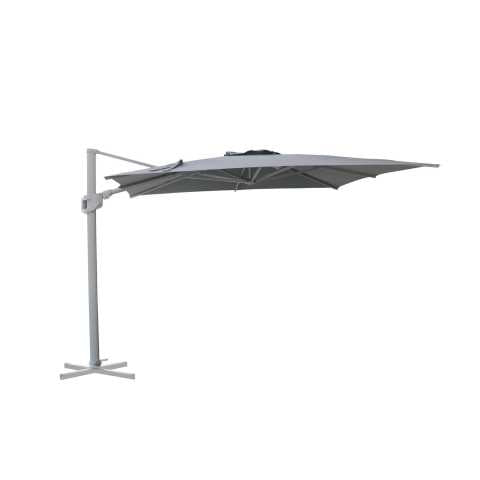 Ombrellone da Giardino Decentrato 3x3 m in Alluminio Noah Grigio online