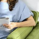 Divano 2 Posti Stile Classico Trapuntato a Bottoni 172x75x82 cm in Velluto Verde 