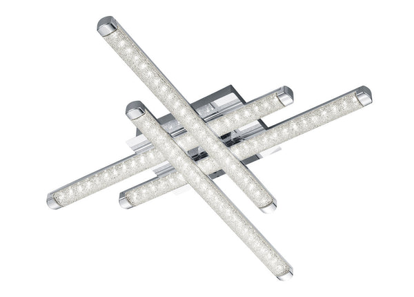 online Plafoniera da Interno a LED in Metallo Cromo