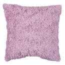Set 2 Cuscini Decorativi 43x43x6 cm in Poliestere VdE Tivoli 1996 Furry Rosa