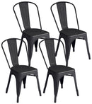 Sedia da Giardino 43x53x86 cm in Lamiera Piombo