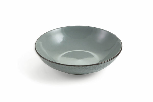 Set de 6 Assiettes Creuses Ø20x5 cm en Gres VdE Tivoli 1996 Chanvre Gris Foncé online